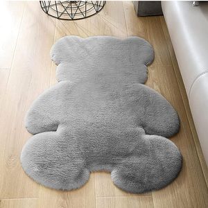 Fluffy Faux Rabbit Fur Rug